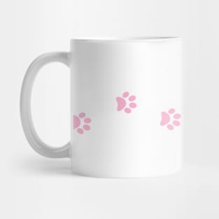 Pink paws Mug